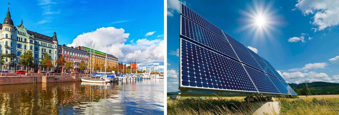 Финляндия строит рекордное количество ветрогенераторов и солнечных электростанций