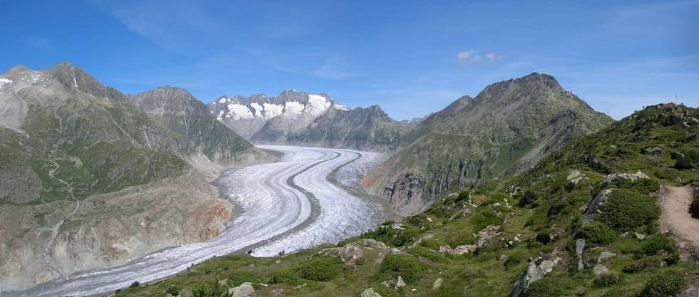 Таяние ледников в Швейцарии приобретает всё большие масштабы