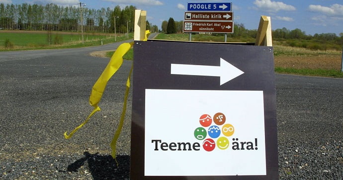 Акция «Сделаем!» появилась в Эстонии в 2008 году