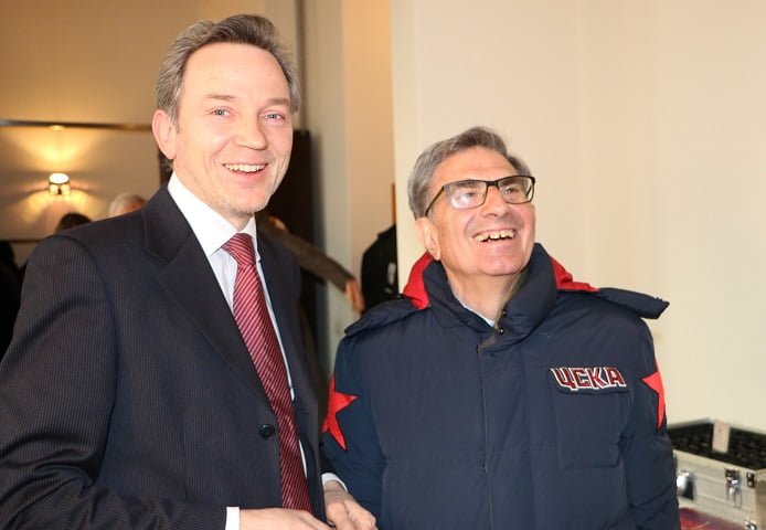 Евгений Уткин (слева) и Антонио Фаллико (справа)