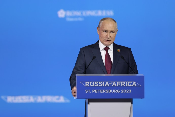 Владимир Путин на саммите Россия-Африка