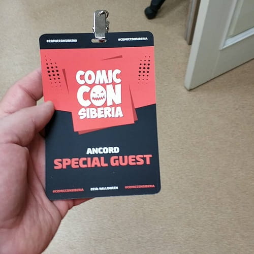 Ancord был специальным гостем на Comic Con Siberia 2018