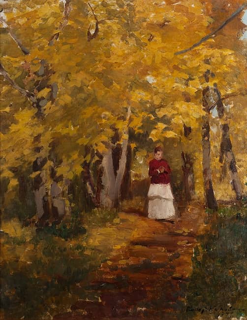 Коровин Константин Алексеевич, «В парке», 1880 