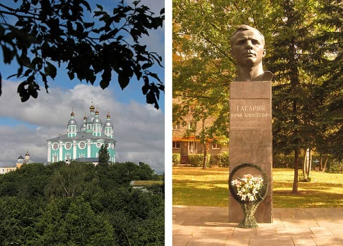 Смоленск один из самых древних российских городов, здесь родился Юрий Гагарин