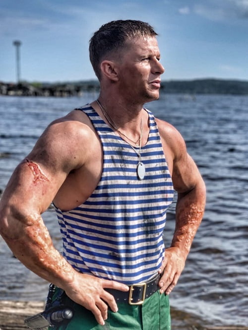 Роман на съёмках фильма «Огонь»