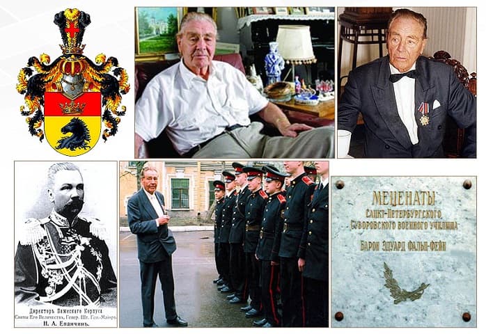 Барон Эдуард Фальц Фейн - известный меценат и "Суворовец"