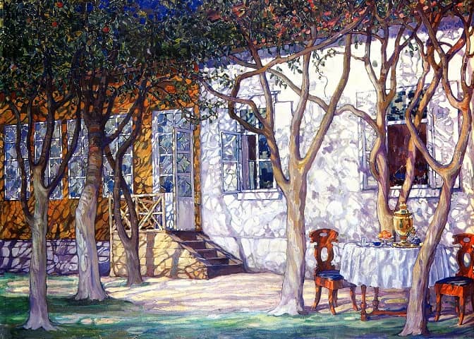 Плотников В.А. «Игра теней», 1911 г. Холст, масло.