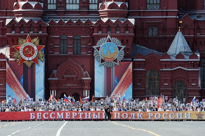 По подсчётам МВД, на улицы Москвы вышло порядка 850 тысяч человек