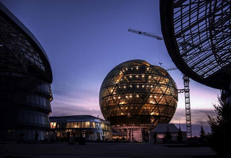 Строительство выставки «Астана ЭКСПО-2017 – Энергия будущего»