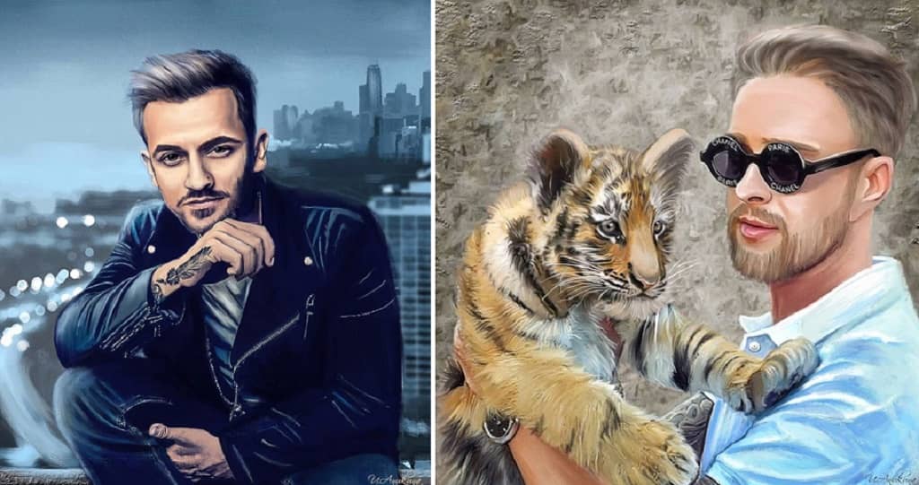 Артисты муз.лейбла «Black Star» - Миша Марвин и Егор Крид