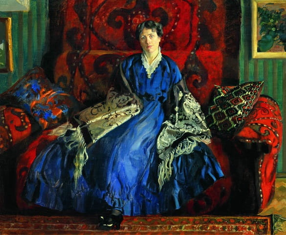 Портрет Ю.Е. Кустодиевой