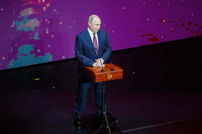 Владимир Путин на церемонии открытия Года театра