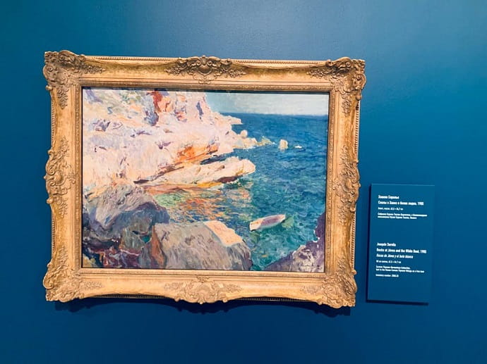 Хоакин Соролья, "Скалы Хавеи и белая лодка"