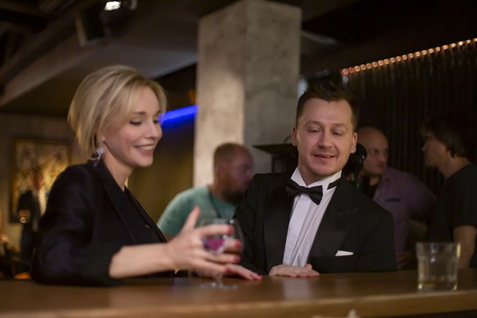 Кадр со съёмок сериала «Содержанки»