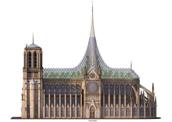 На самом чердаке архитекторы предложили разместить  сад и бассейны