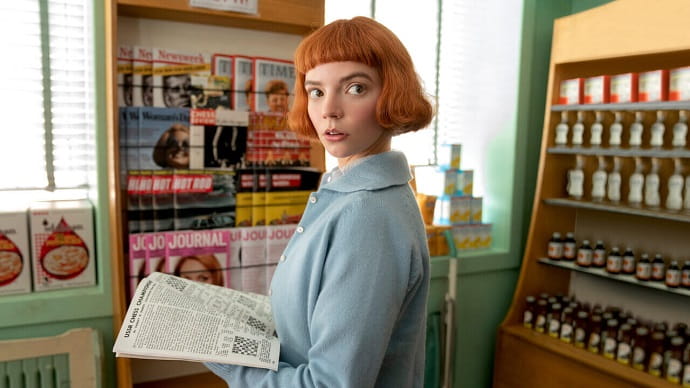 Кадр из сериала «Ход королевы» (The Queen's Gambit)