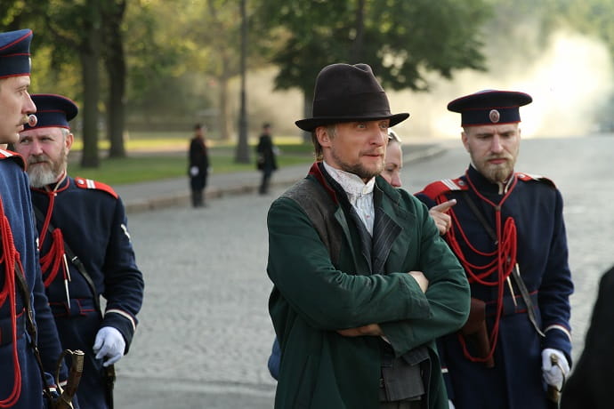 Владимир Мишуков на съёмках сериала