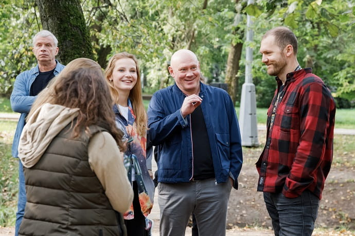 Кадр со съёмочной площадки нового сезона сериала «Бывшие»