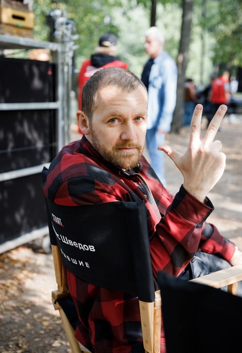 Денис Шведов на съёмках нового сезона сериала