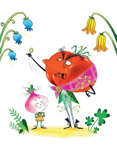 Иллюстрация Кьяры Баглиони в новом издании «Чиполлино»