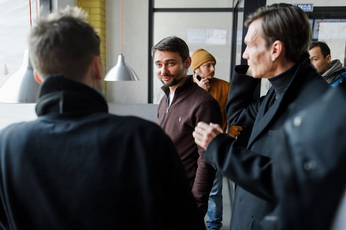 Кадр со съёмок сериала