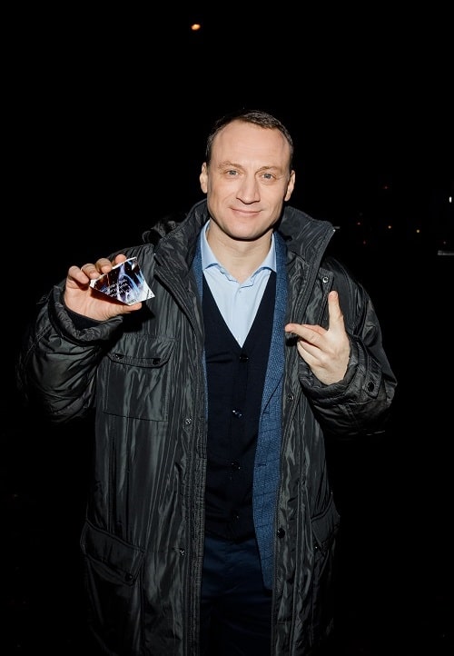 Анатолий Белый на съёмках сериала