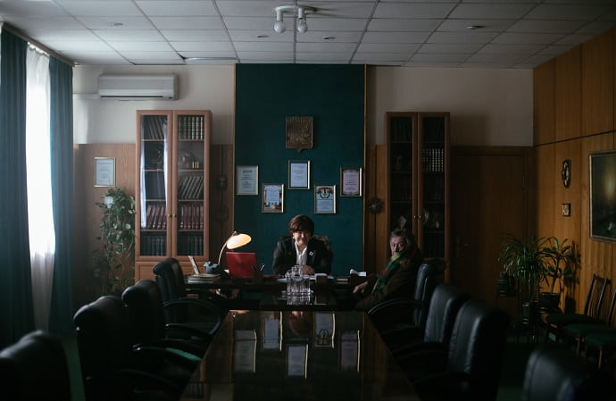 Татьяна Догилева и Михаил Ефремов на съёмках сериала