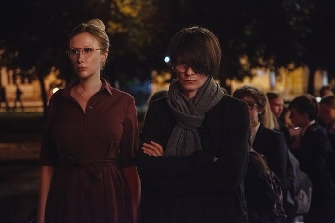 Марина Ермошкина и Филипп Янковский в кадре фильма «Номер один»