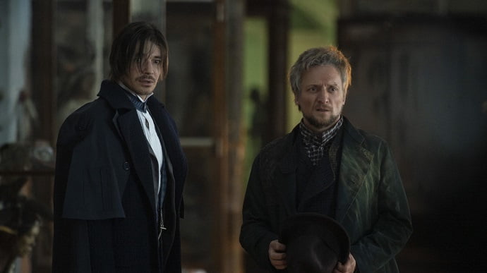 Максим Матвеев (Шерлок) и Владимир Мишуков (доктор Карцев) 