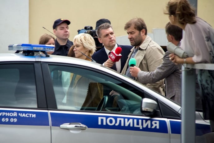 Съёмки сериала «Мост»