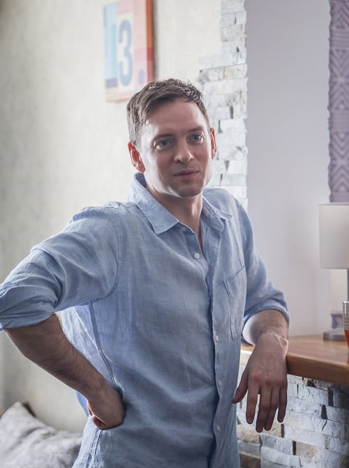 Александр Соколовский на съёмочной площадке