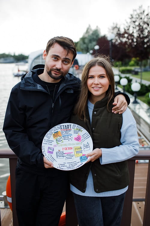 Режиссёр Максим Свешников и актриса Юлия Топольницкая