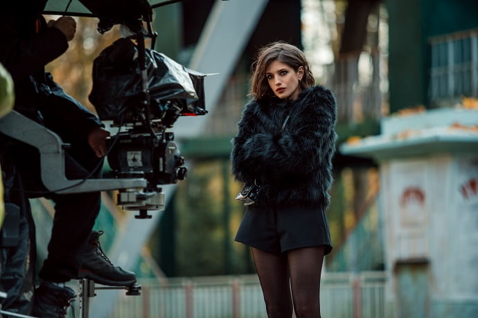 Кадр со съёмок сериала «Пассажиры-2»