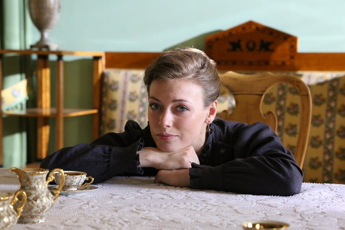 Александра Никифорова на съёмках нового сезона сериала