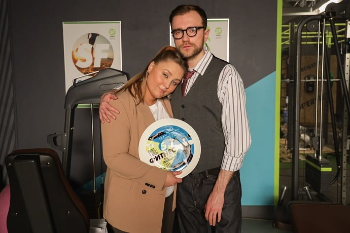 Софья Зайка и Александр Шульгин на съёмках пятого сезона сериала