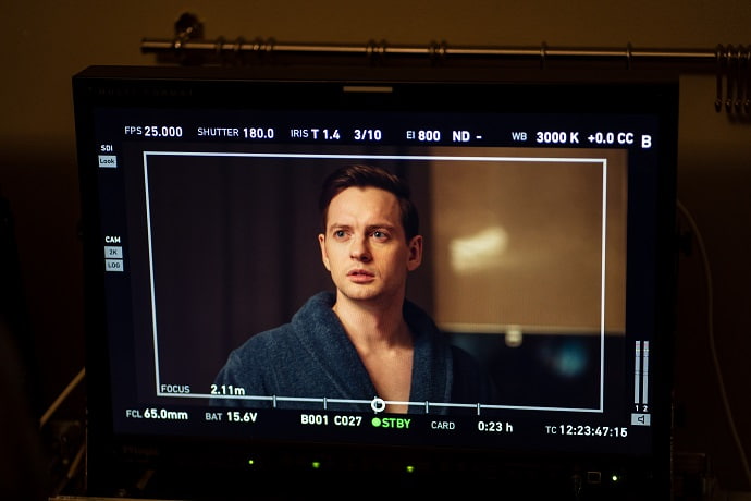 Кадр со съёмок пятого сезона сериала «Гранд»