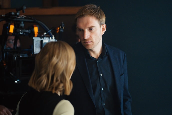 Андрей Бурковский на съёмках сериала