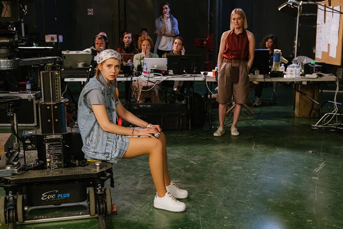 Кадр со съёмок сериала «В Бореньке чего-то нет»