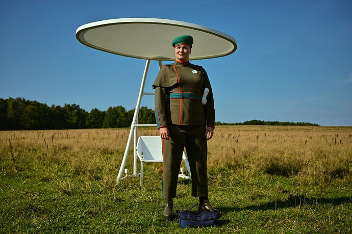 Кадр со съёмок сериала «Два холма»