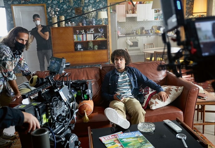 Кадр со съёмочной площадки боевика