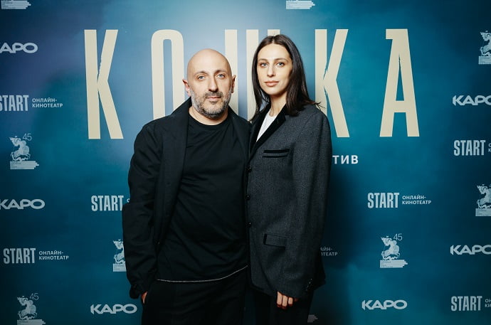 Карен Оганесян и Анастасия Тодореску на премьере сериала на ММКФ