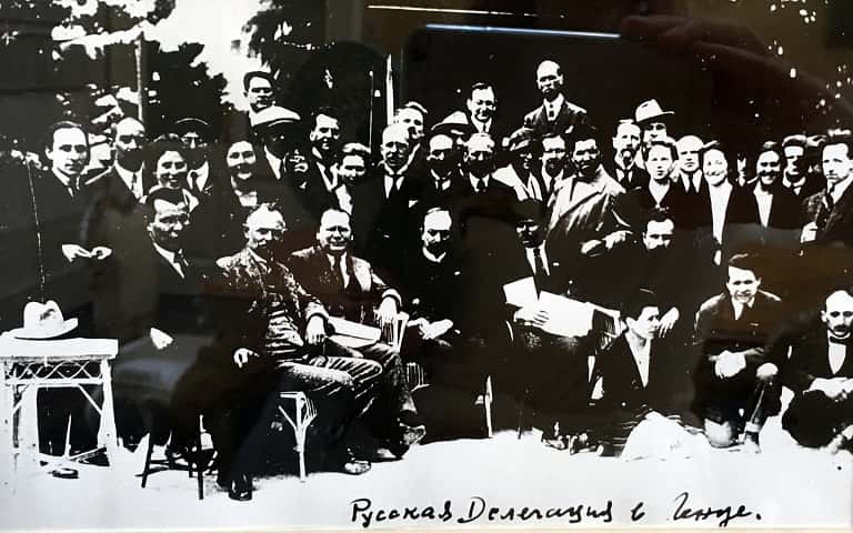 Российская делегация в Генуе, 1922