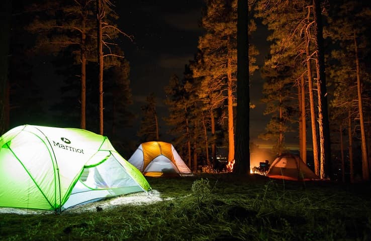 Ценители активного отдыха год за годом отдыхают на природе