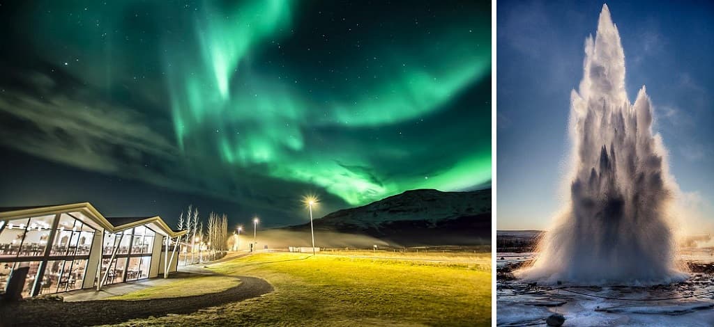 Litli Geysir Hotel использует энергию из местной геотермальной электростанции