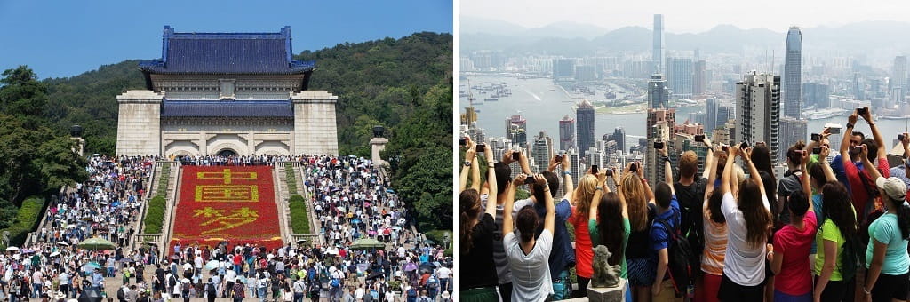 Пекин и Гонконг не ощутят трудностей  растущей туристической нагрузкой