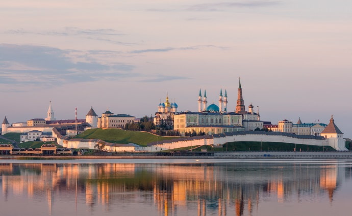 Казанский Кремль  —  древнейшая часть Казани