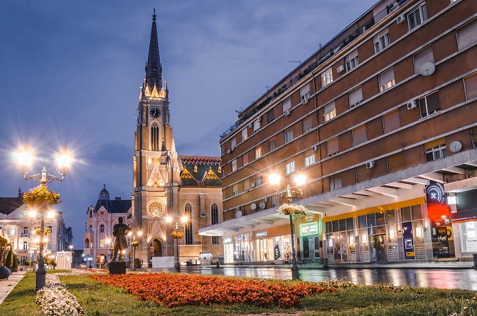 Нови-Сад — второй по величине город в Сербии