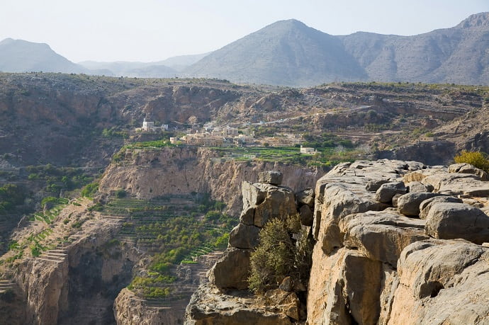 Горы в местечке Джабаль-аль-Ахдар