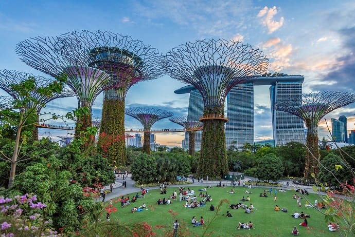 Парк «Сады у залива» в Сингапуре