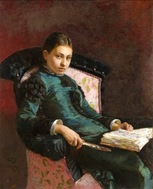 И. Репин. Портрет Веры Репиной.1878